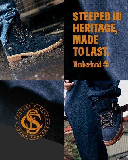 THE TIMBERLAND® C.F. STEAD™ INDIGO SUEDE ICONS COLLECTION